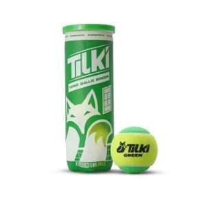 2605-TARRO DE PELOTA TILKI TENIS BOMBASTIC VERDE X3