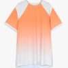 8374-CAMISETA NOX HOMBRE PRO NARANJA DEGRADADO