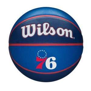 1815-PELOTA DE BASKETBALL WILSON NBA TEAM TRIBUTO PHILADELPHIA - TAMA‚¬O 7