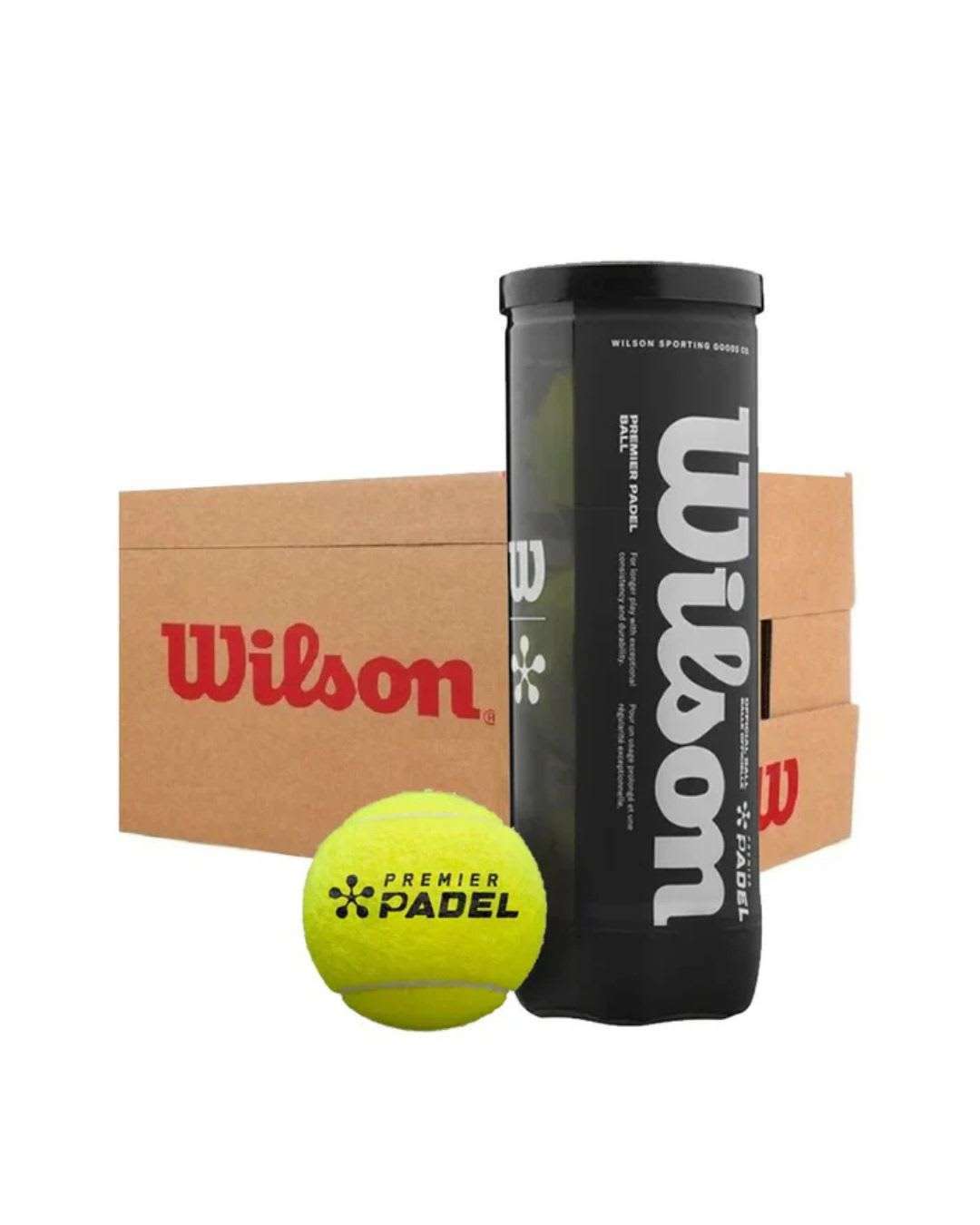 3847-CAJA DE PELOTAS WILSON PREMIER PADEL X24 TARROS