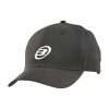 2893-GORRO BULLPADEL NEGRO LOGO BLANCO BPG251