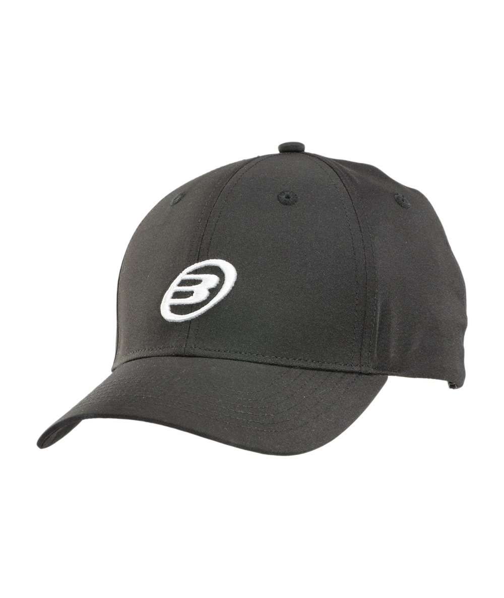 2893-GORRO BULLPADEL NEGRO LOGO BLANCO BPG251