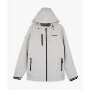 8433-CHAQUETA NOX SOFTSHELL HOMBRE TEAM GRIS CLARO