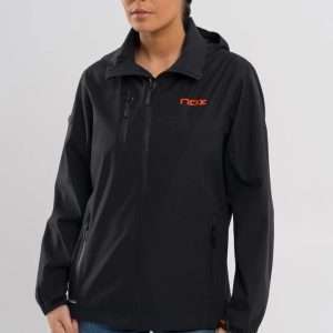 8460-CHAQUETA NOX SOFTSHELL MUJER TEAM NEGRO