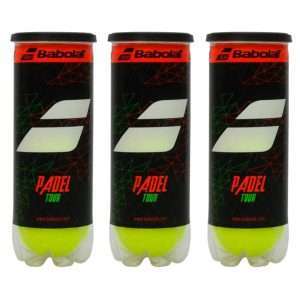 3809-PACK 3 TARROS DE PELOTA DE PADEL BABOLAT TOUR X3
