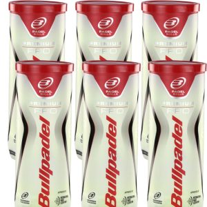 3151-PROMO X6 TARRO DE PELOTAS BULLPADEL PREMIUM PRO
