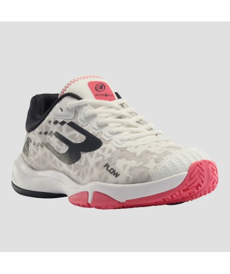 1808-ZAPATILLA BULLPADEL FLOW BLANCO/CARBON 24V