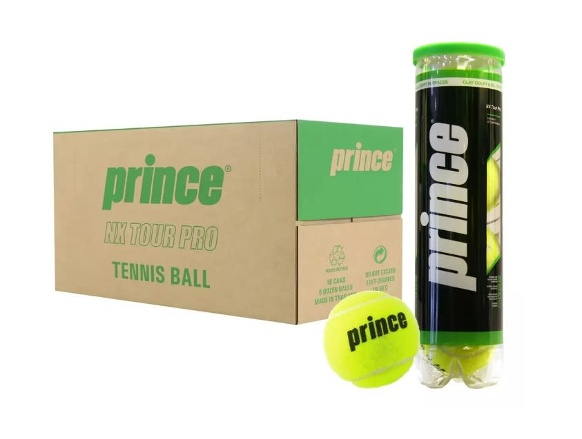 3596-CAJA DE PELOTAS DE TENIS PRINCE X18 TARROS