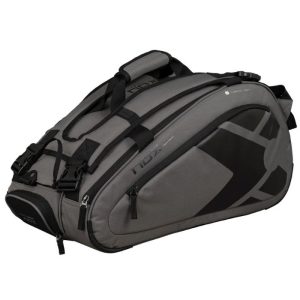 3117-PALETERO DE PADEL NOX AT10 TEAM GRIS/NEGRO 2025