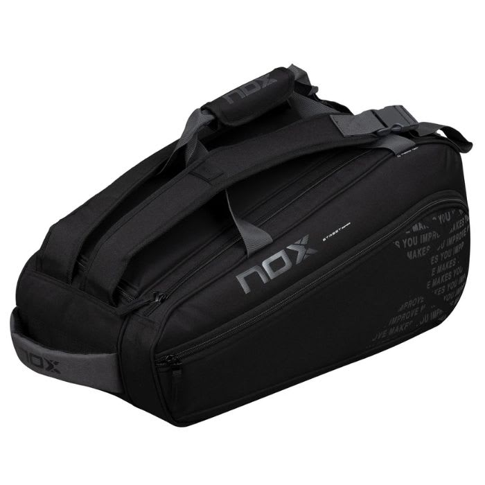 3490-PALETERO DE PADEL NOX STREET SERIES NEGRO/GRIS 2025
