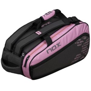 3713-PALETERO DE PADEL NOX STREET SERIES GRIS/ROSA 2025