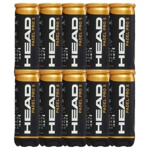 3034-PACK 10 TARROS DE PELOTAS HEAD PADEL PRO S
