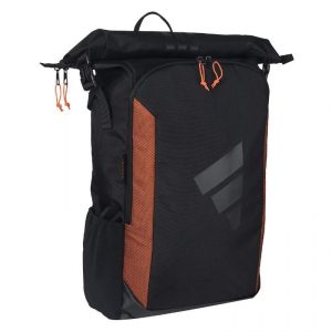 1931-MOCHILA ADIDAS MULTIGAME 3.4 NEGRO NARANJA