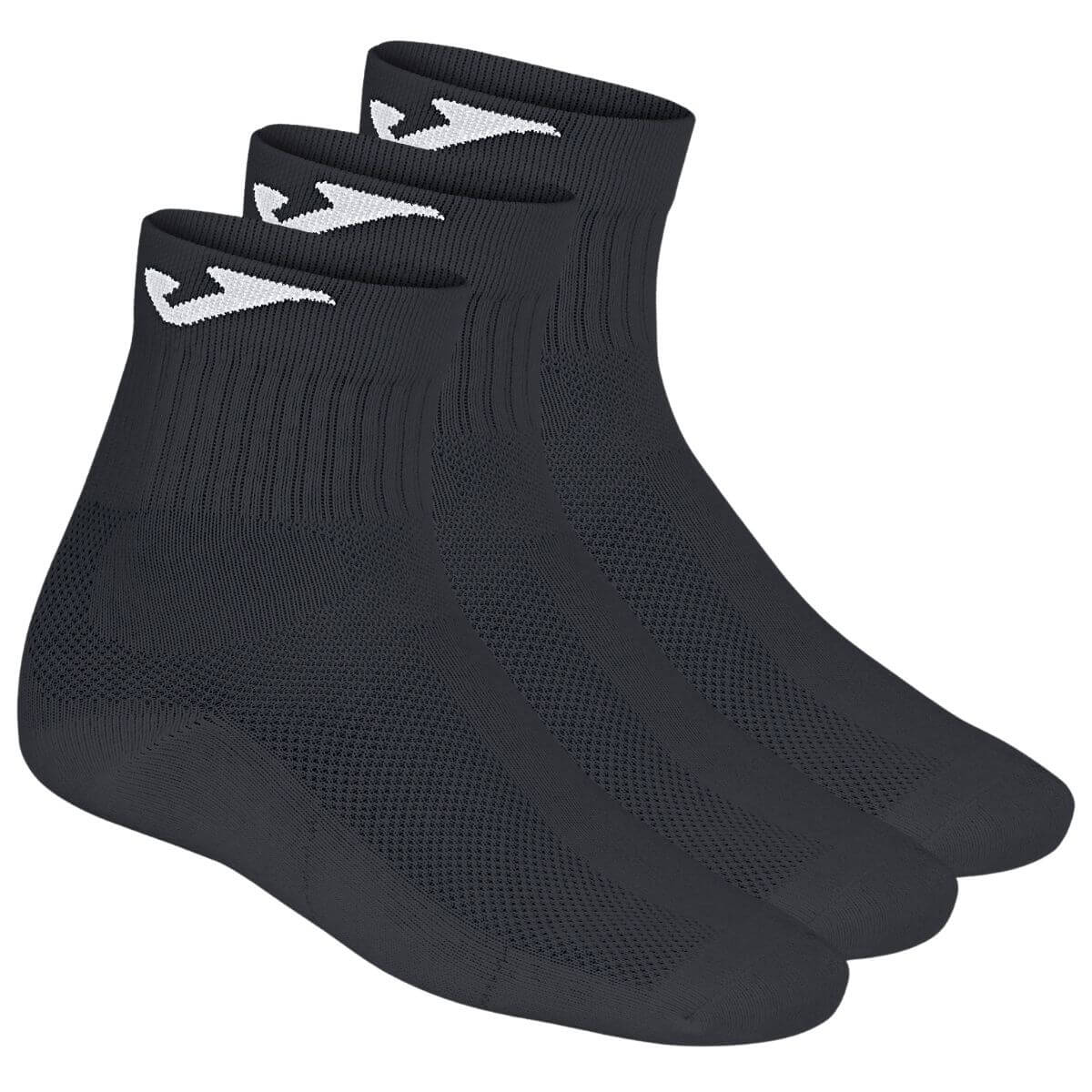 3660-CALCETN JOMA MEDIANO NEGRO PACK X3