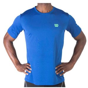 7921-CAMISETA WILSON CALADA AZUL REY
