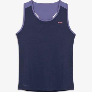 12029-CAMISETA NOX MUJER TIRANTES PRO AZUL MARINO